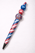 Patriotic pen with bow decoration
