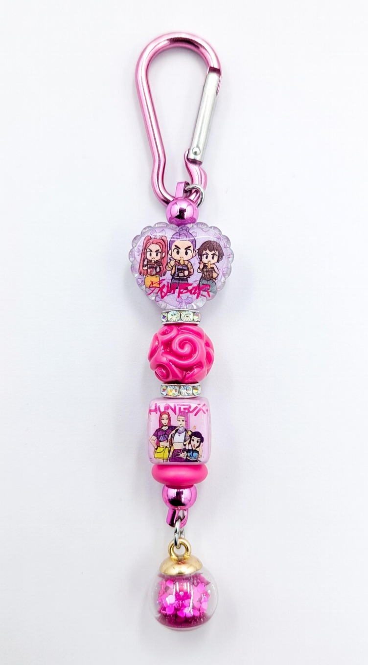 HxH beaded tassel keychain