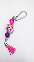 HxH mini beaded keychain