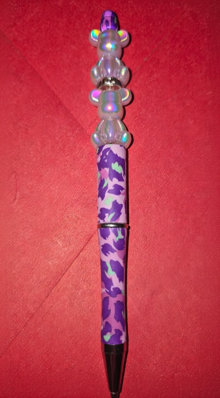 Shimmer Bear Stacked Pen