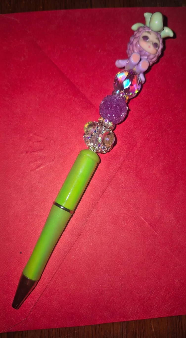Purple Lamb Sparkle Pen