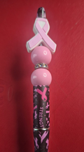 Pink Ribbon Strength Awareness Pen