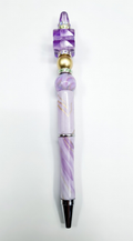 Lavender Marble Sparkle Pen