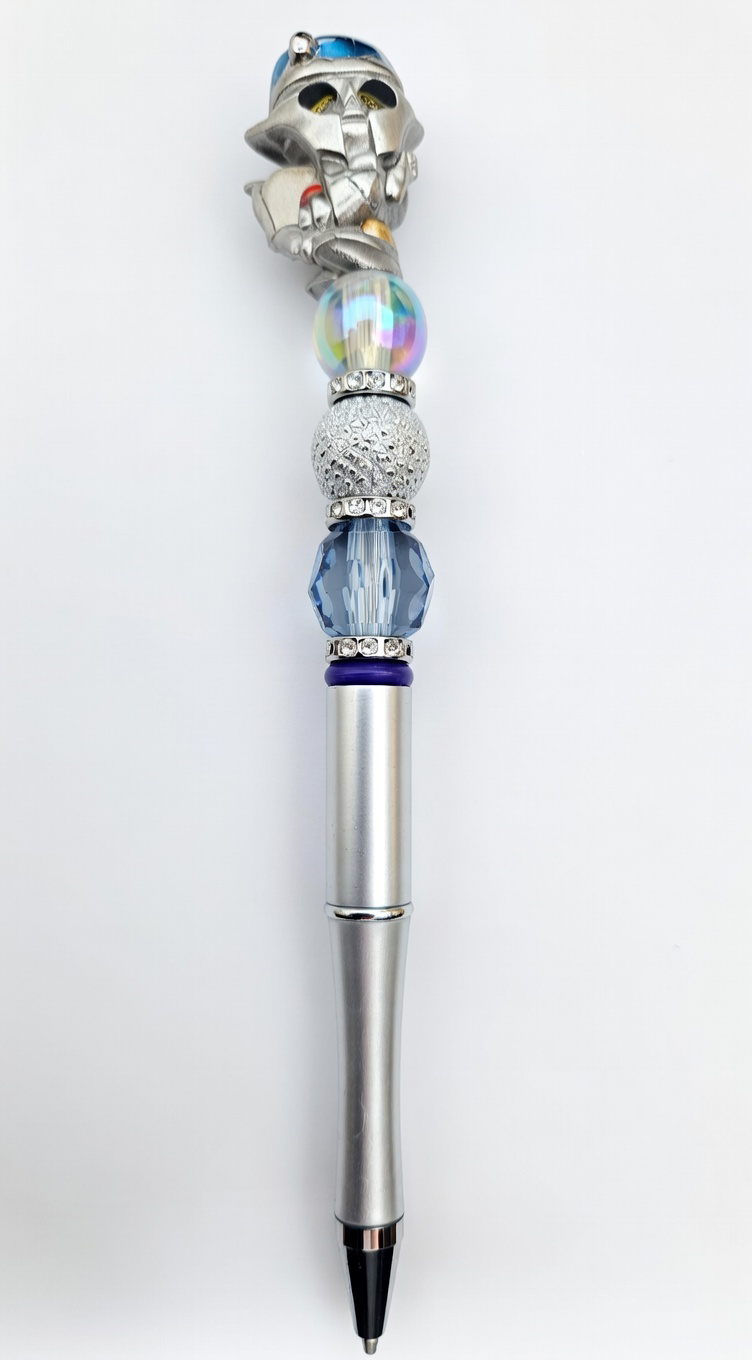 Metallic Robot Crystal Pen