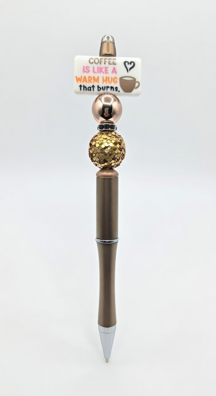 Coffee Lover Sparkle Pen