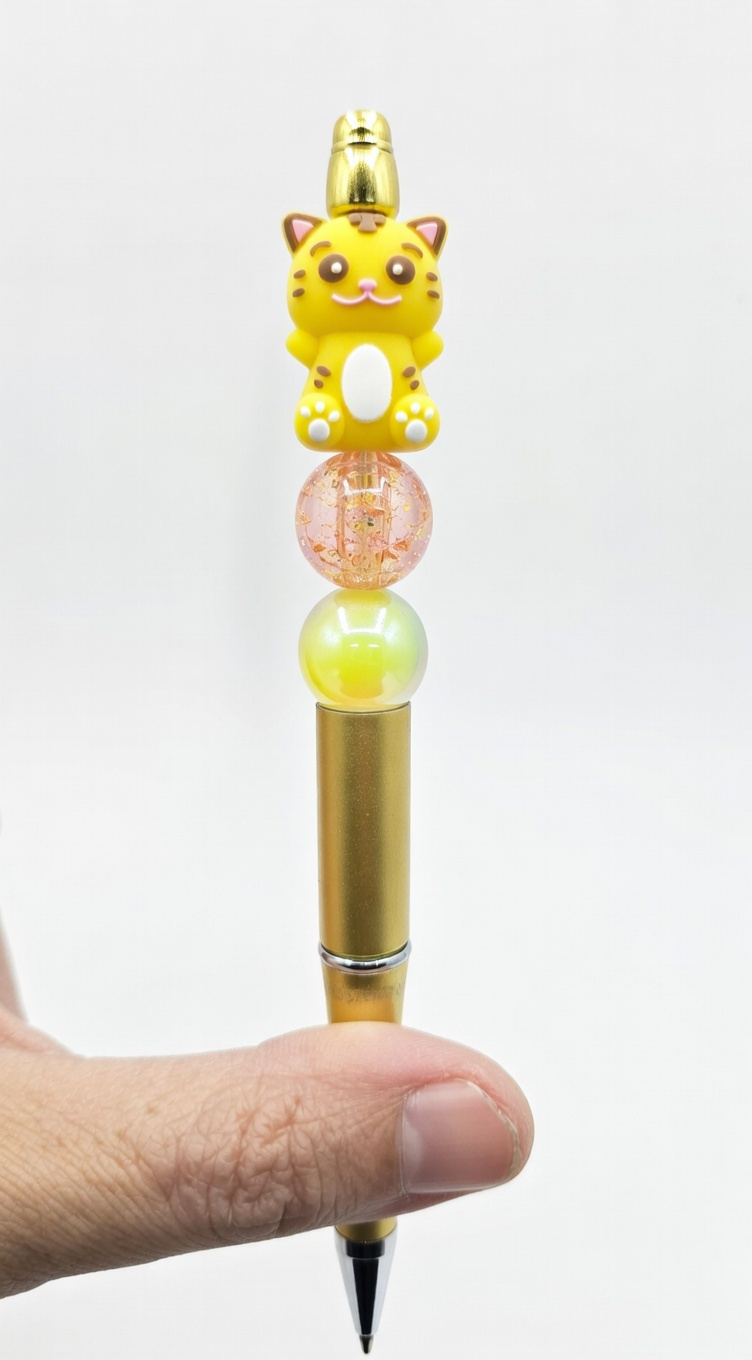 Yellow Cat Sparkle Pen