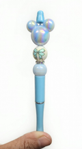 Blue Mickey Mouse Bow Pen