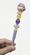 Purple Angel Sparkle Pen