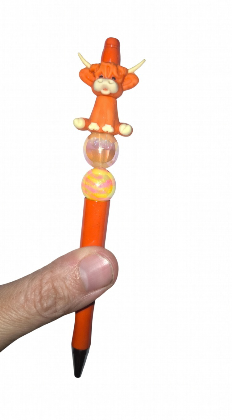 range Cow Sparkle Pen