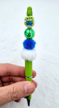 Alien Green Fur Bling Pen