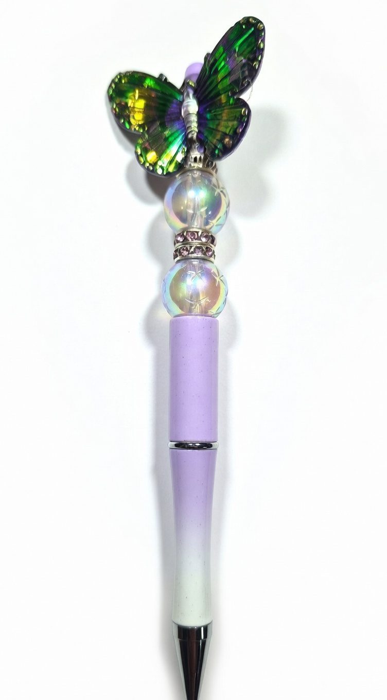 Iridescent Butterfly Lavender Pen