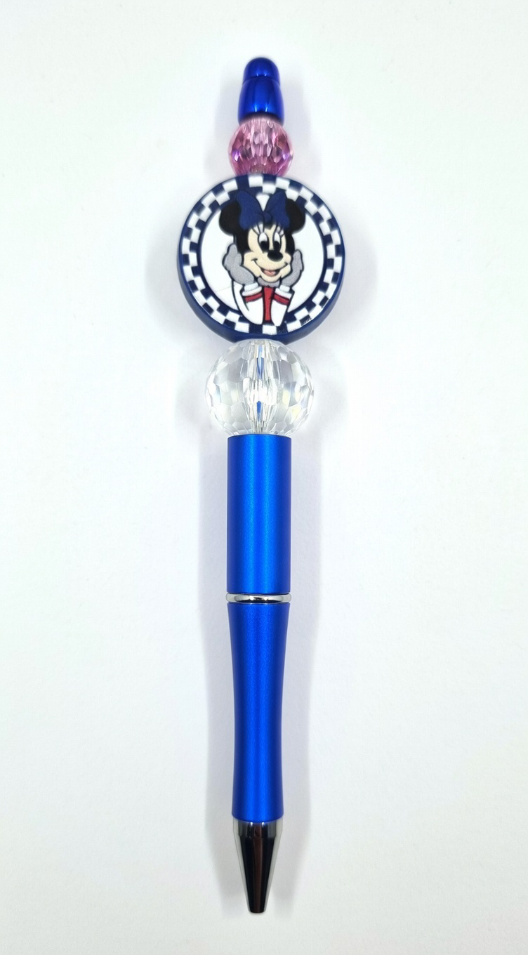 Mickey Mouse Checkered Sparkle Pen