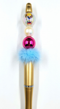 Rainbow Brite Gold Pom-Pom Pen