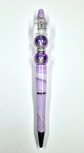 LV Purple Marble Bling Pen