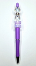 Purple Iridescent Bling Pen