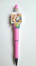 Easter Bunny Rainbow Sparkle Pen
