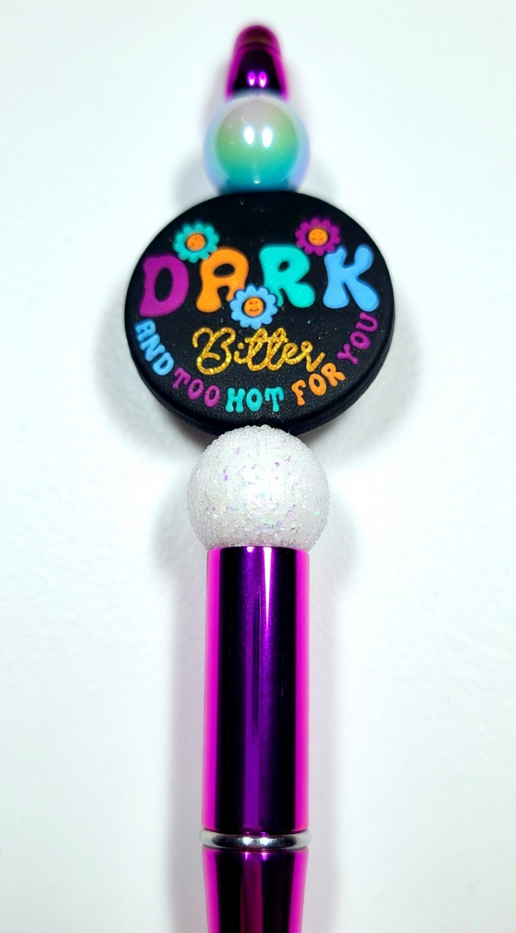 Coffee Quote Double-Sided Pen