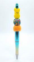 Yellow Bunny Rainbow Bling Pen