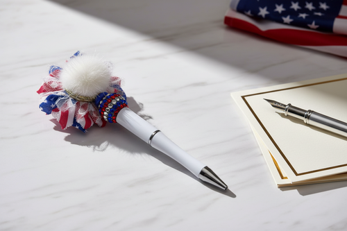 fancy patriotic pen